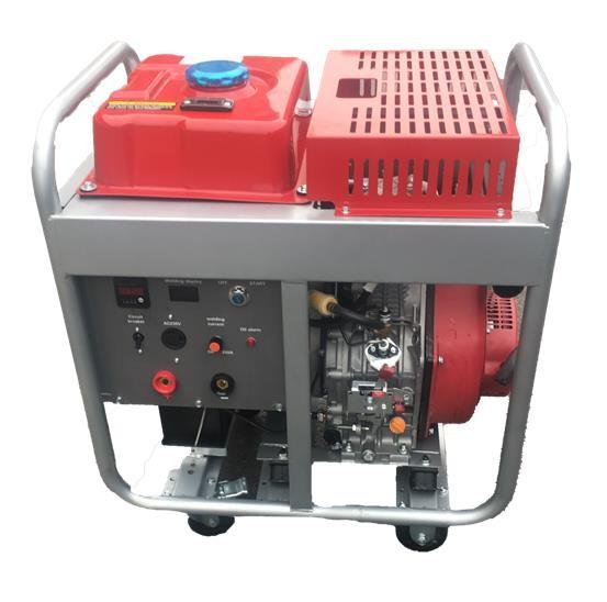 250A Diesel Generator Welding Machine Single Cylinder Fouer Stroke Forced Air
