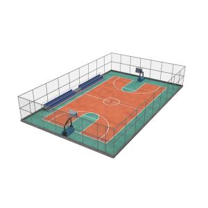 Quality Wear Resistant Synthetic PU Sports Flooring For Basketball Courts wholesale