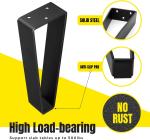 4pcs 8In Metal Furniture Legs Modern Metal Legs For Coffee Table