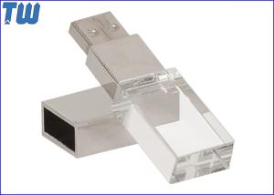Quality Crystal 3D LOGO 32GB Pen Drives Memory Stick Shinning LED Light wholesale