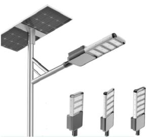 Quality 250w Solar Powered Led Street Lights Design 5 Heads Road Light Parking 66x22x9cm wholesale