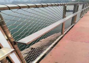 Quality 7 X 19 Ferrule Stainless Steel Rope Mesh Netting For Balustrade wholesale