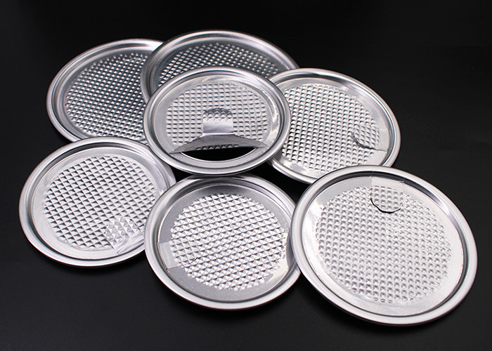 0.6mm Peel Off Aluminum Foil Seal Cap Liners For Can Tin Customized