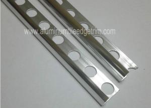 Quality Silver Aluminium Internal Corner Tile Trim Profile Home Decoration For Bathroom wholesale