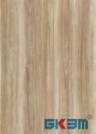 Hickory Light Brown Grey Waterproof Anti Termite Rigid PVC Flooring 5mm DP