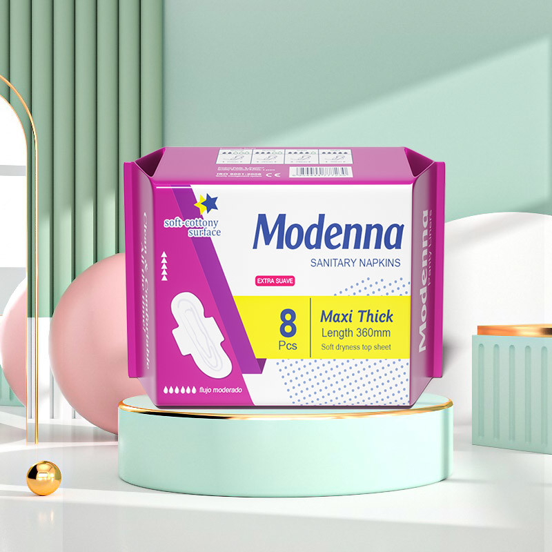 Women Disposable Ultra Long High Absorbency Sanitary Napkins For Overnight With Cheap Price