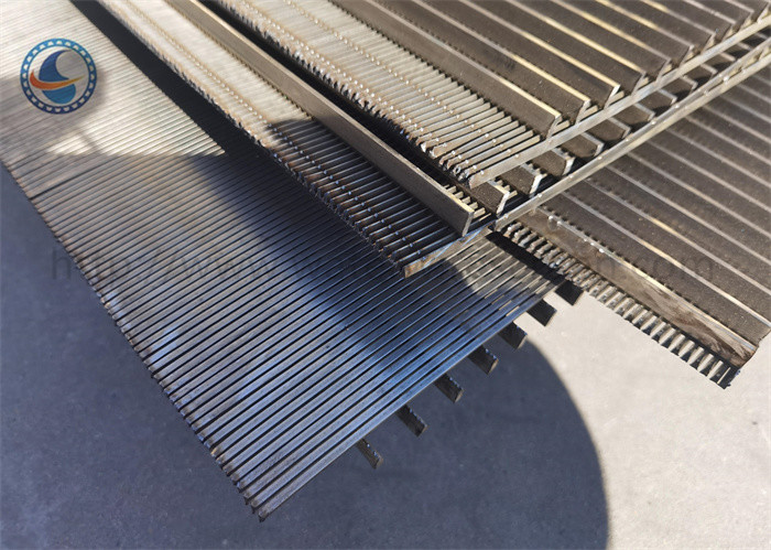 Polished Wedge Wire Screen Panels 321 Stainless Steel Flat Weld