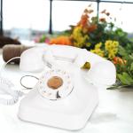 Stylish Wedding Guest Book Phone Rechargeable Power Vintage Phone Recorder For