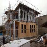 Durable Light Steel Villa Prefabricated Steel Frame Construction Homes