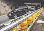 Roadway Traffic Safety EVA Buckets Rolling Barrier Guardrail Anti Crash