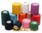 Nonwoven Self Adhesive Colored Vet Wrap Pet Care Sports Elastic Cohesive Bandage