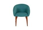 Versatile Hardwood Leg 77.5cm Height 70kg Load Fabric Lounge Chair