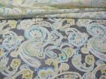 Colored Printed Polyester Lace Fabric Cotton Mesh Burnout Lace of Eco-dyeing