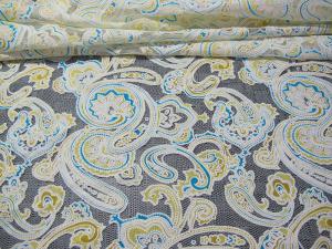 Quality Colored Printed Polyester Lace Fabric Cotton Mesh Burnout Lace of Eco-dyeing Technics(CY-DK0042) wholesale