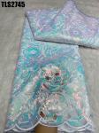 Sequins Lace Embroidery African Fabric Net Tulle Lace French Fabric for Wedding