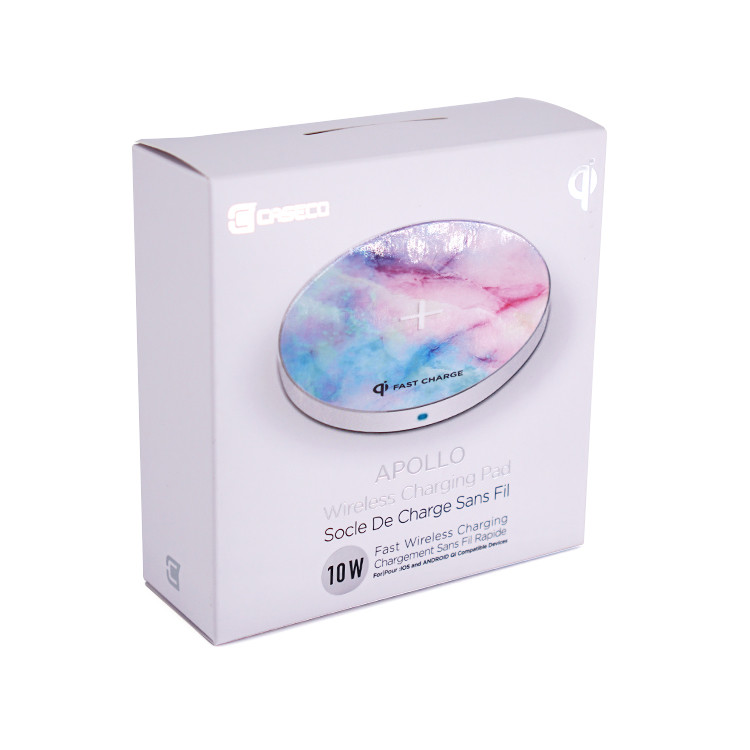 Offset Printing Custom Product Box Wireless Charging Pad Packaging Box Printing FSC