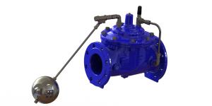 Quality Stainless Steel Float Control Valve Ductile Iron Blue Epoxy Coated wholesale