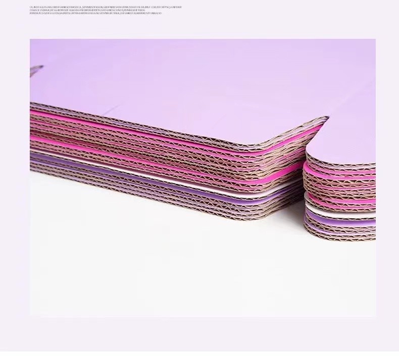 Clothing Candy Color Custom Corrugated Mailer Boxes 9x6x3 9x6x4