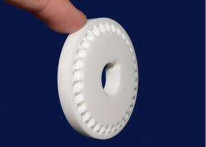 Quality Industrial Machining Alumina Ceramic Flange Ceramic Insulator Polishing Surface wholesale