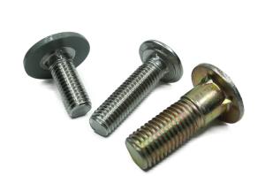 Quality Class4.8 8.8 Zinc Yellow Plated Round Head Silo Bolts Fin Neck Bolt wholesale