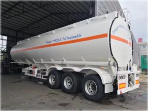 Quality 35CBM Fuel Tanker Trailer 40 Tons Gasoline Tank Trailer wholesale