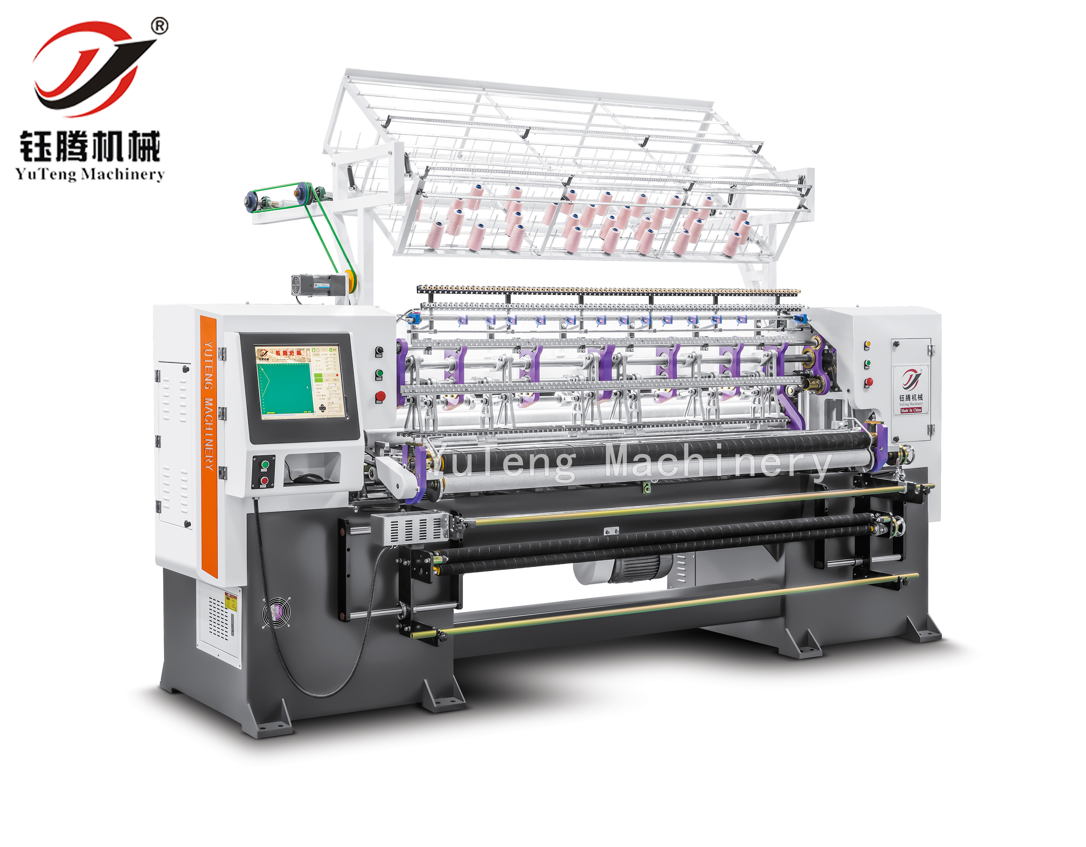 Ultra High Speed Computerized Lock Stitch Multi Needle Quilting Machine For Making Textile Bedding