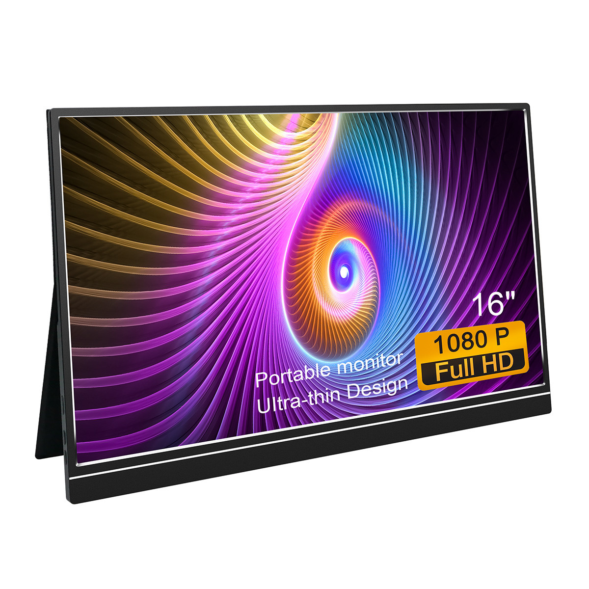 LED Backlight Full HD 1080P 16 Portable Monitor For Smartphone / Laptop