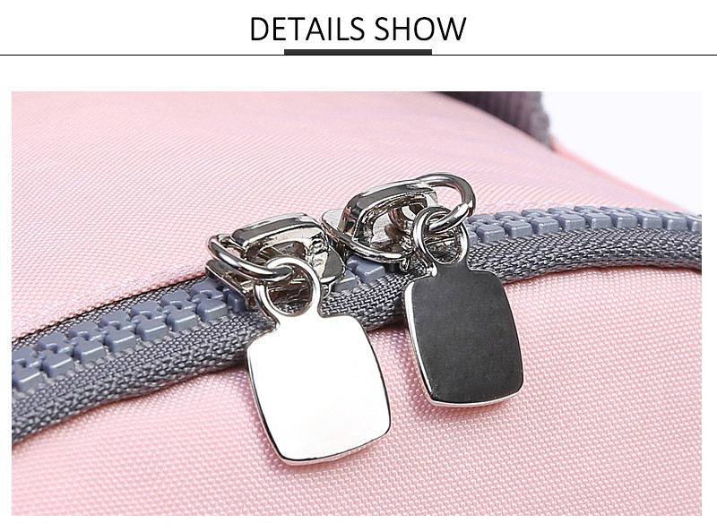 Round Shape Freezable Thermal Cooler Lunch Bags For Women