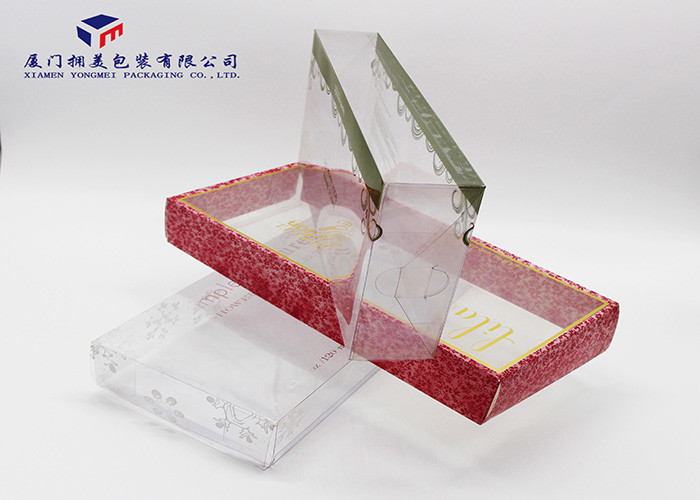 Eco Friendly Custom Printed Plastic Boxes Open From Two Sides Elegant Design