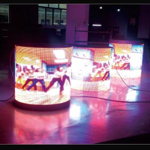 Quality Advertising Cylindrical Flexible LED Display Screen Shopping Mall Led Display 5mm wholesale