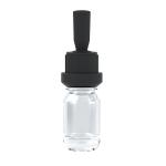 5ml Clear Aluminum Dropper Bottle Round Shaped