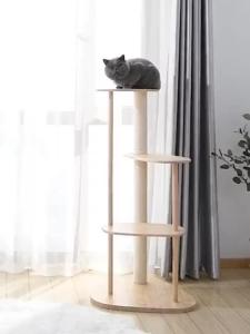 Quality Paper Rope Cat Condo Tree Scratching Post Sisal Fabric 48*40*107cm Cat Scratching Post Cat Climbing Frame wholesale