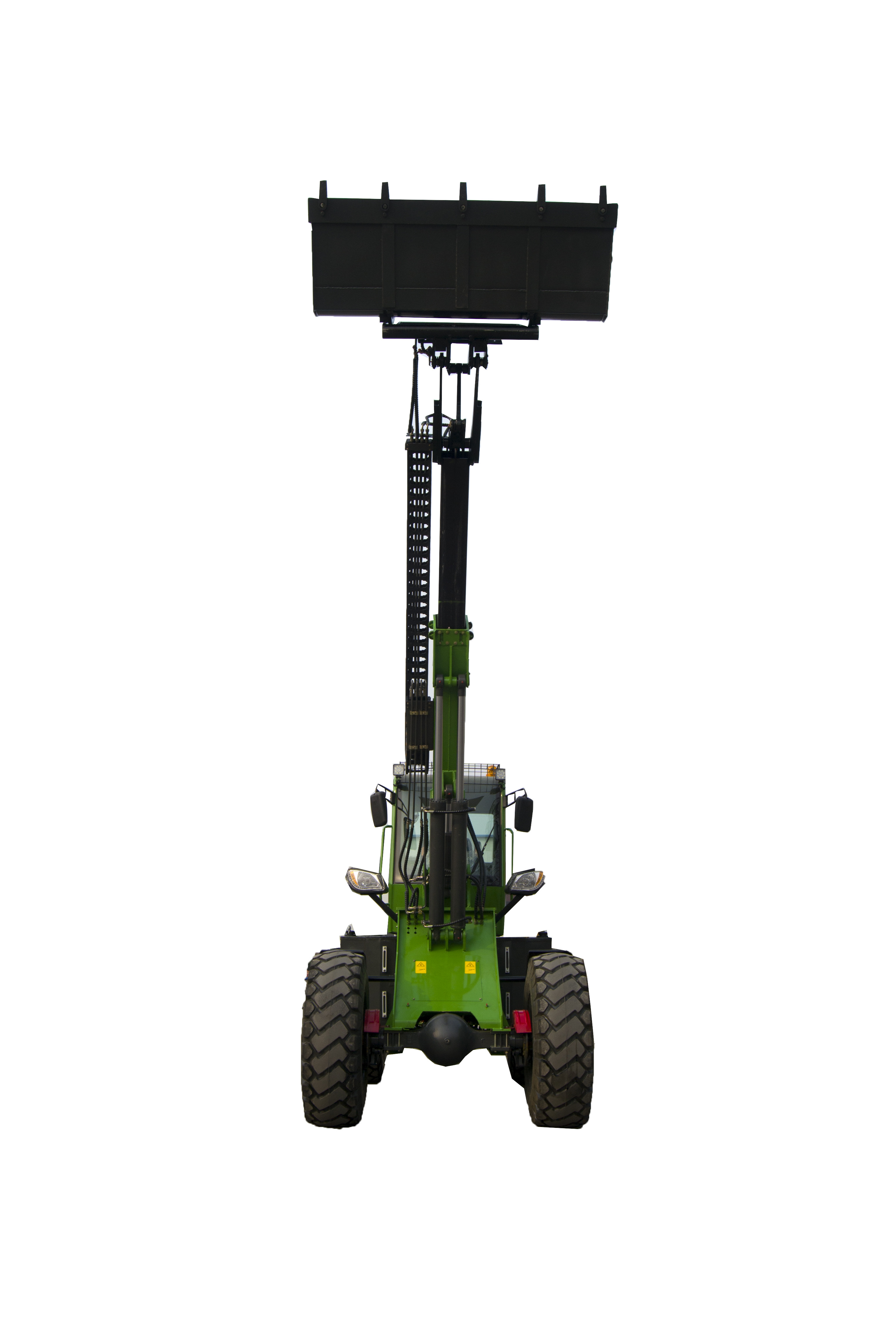 2.5 Ton Telescopic Small Bucket Loader 60KW Four Wheel Drive