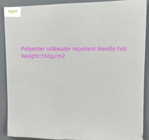 Quality 350gsm - 550gsm Industrial Filter Cloth Polyester Oil Water Repellent For Filter Bag wholesale