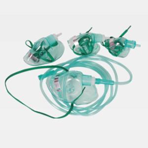 Quality Green PVC Medical Simple Oxygen Facial Mask With 2m Tube For Adult, Pediatric, Infant WL1001 wholesale