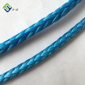 Quality Synthetic Winch 12 Strand UHMWPE Rope 10mm Abrasion Resistant High Tensile wholesale