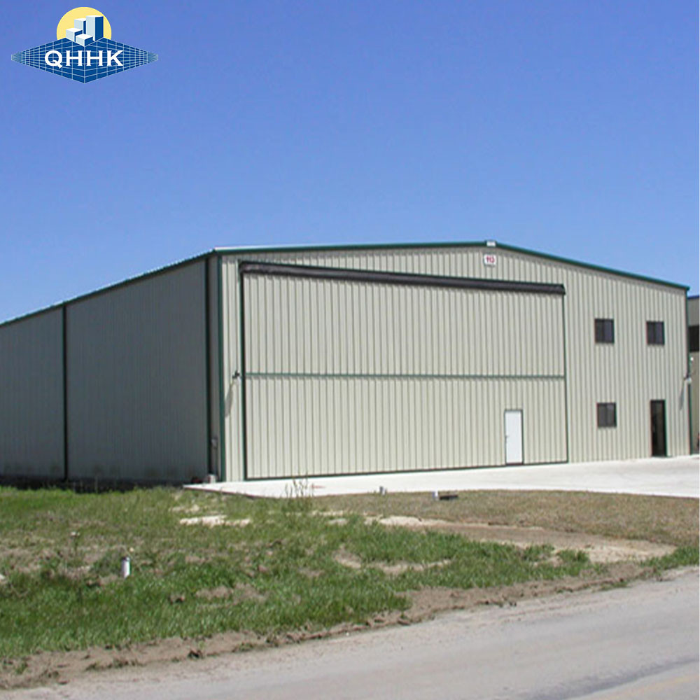 Custom Electric Door Q235 Steel Structure Hangar Prefabricated Gb Standard