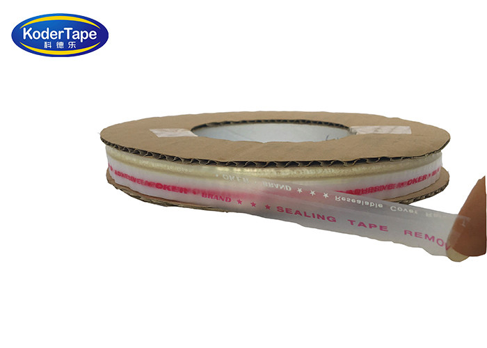 Resealable Double Sided Coated 1000mts Bag Sealing Tape