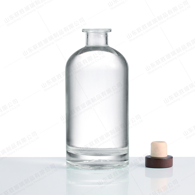 Industrial Beverage Glass Bottle 700ml 750ml 1000ml for Whiskey Vodka Brandy Gin