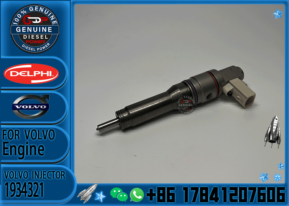 Diesel Fuel Injector common rail parts injector 1934321 BEBU2C00300 1934322 1914474for VOLVO