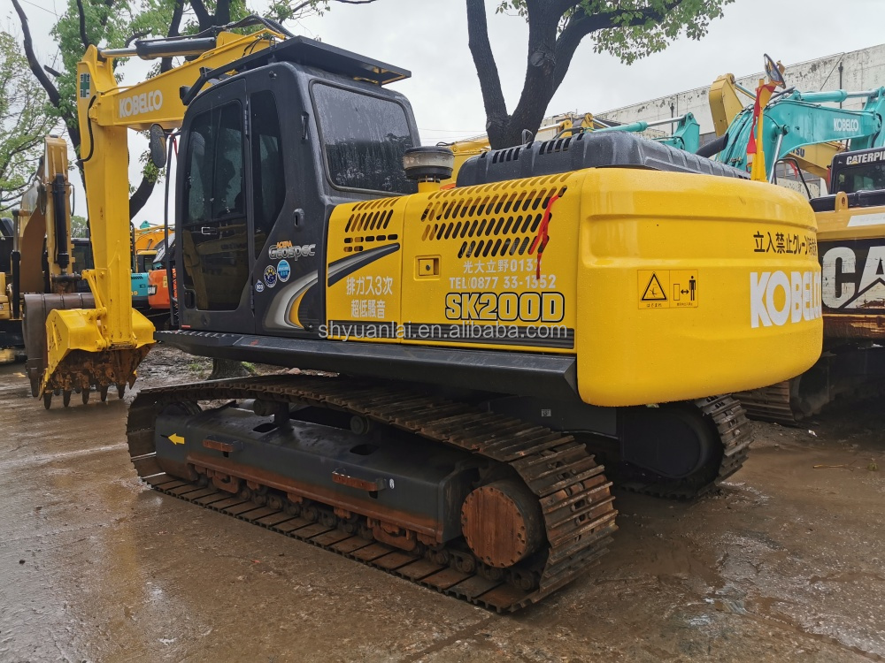 Original Kobelco SK200d Excavator 20T Excellent Performance with Hydraulic Cylinder