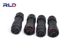 Quality High Current Waterproof Plug Connector , 3 Pin Plastic Circular Connectors Gold Plated wholesale