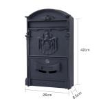 Outdoor Retro Vintage European Aluminum Diecast Wall Mounted Mail Box Post Box