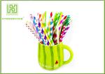Beautiful Thin Star Paper Straws , Cocktail Drink Straws For Kids Birthday Party