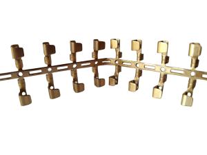 Quality OEM Stamped Brass Wire End Contact Terminals | Custom Electrical Crimp Terminals for Cable Connections | High Conductivity Copper Alloy Connectors wholesale