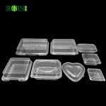 Customized Recycled Heart Shaped Strawberry Gift Golden / Clear Packaging Boxes