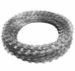 Anti Intrusion Concertina Razor Barbed Wire For Fence Waterproof
