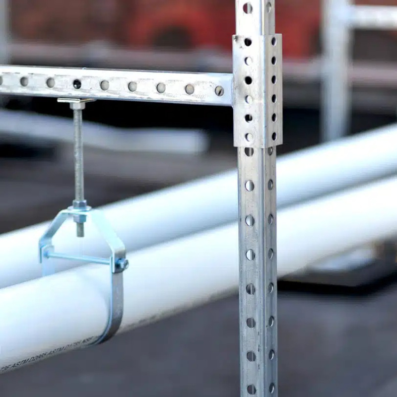 Carbon Steel Galvanized Clevis Conduit Hanger Electrical Galvanized Steel Pipe Tube Clamp