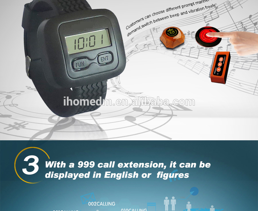 Liquid crystal display waterproof wrist watch with long standby time