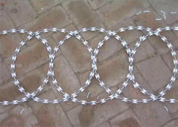 Cheap Flat Razor Wire Welded / Flatted Concertina Coil Manufacturers for sale